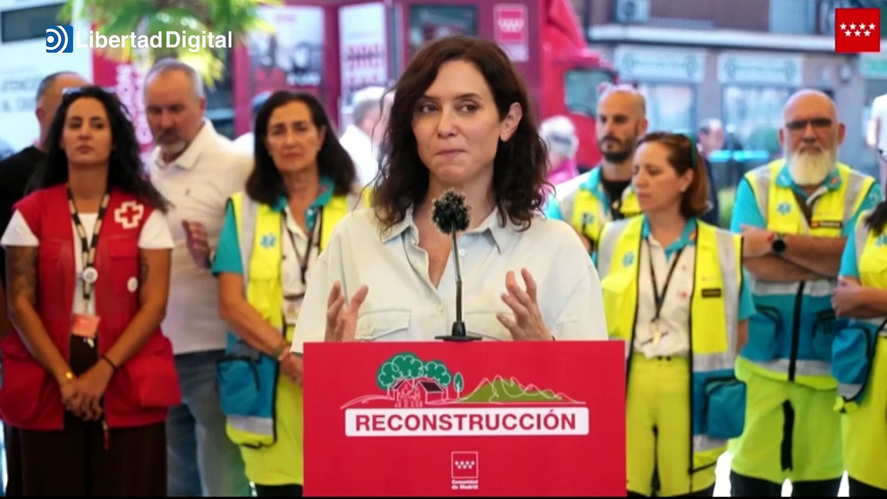 Ayuso responde a los bomberos en huelga tras el peor incendio de la historia de Madrid