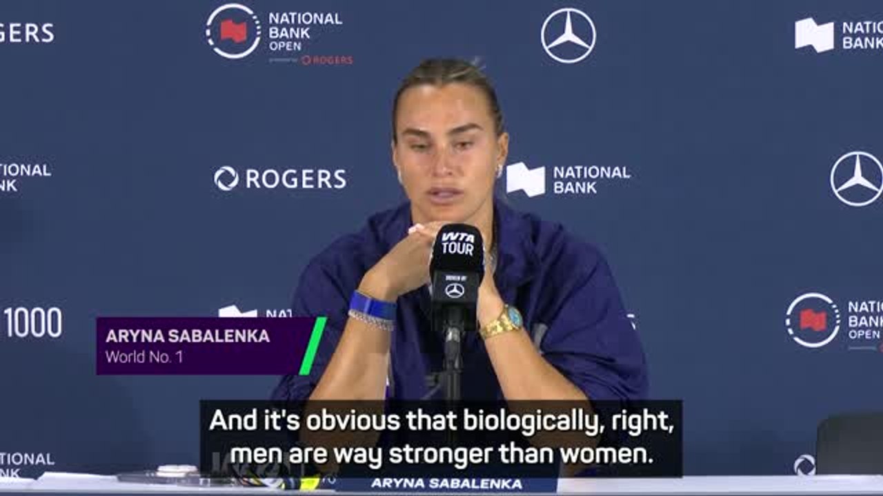 Aryna Sabalenka backs WTA gender tests