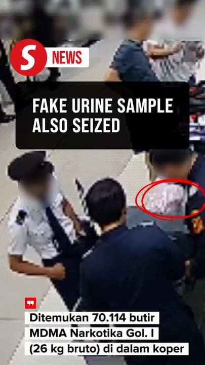 Indonesia Customs release CCTV of Malaysian pilot's alleged drug smuggling attempt