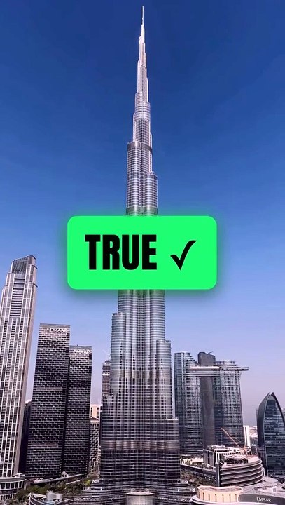 True or False? At the Burj Khalifa you can watch the sunset twice 🤔