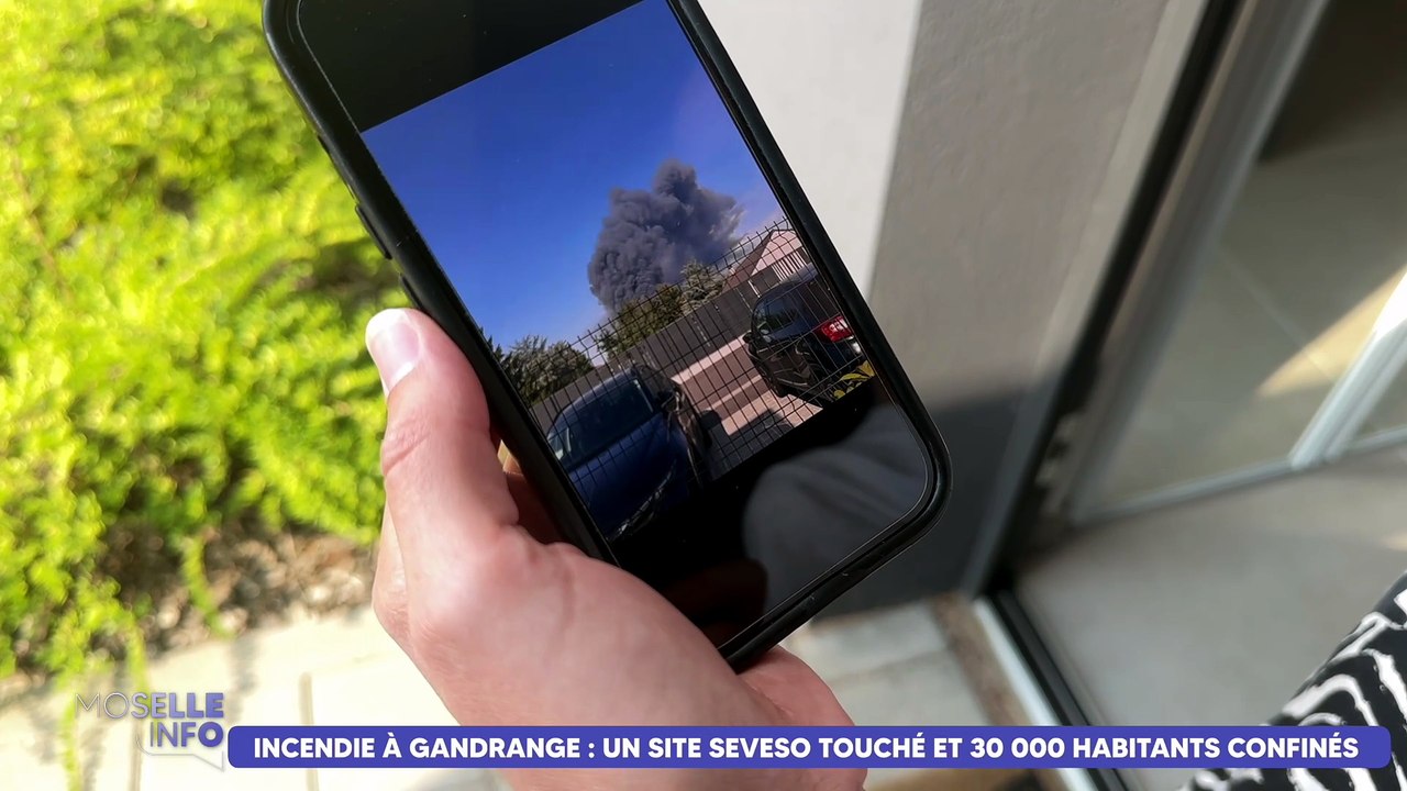 Incendie majeur à Gandrange : retour sur une journée sous haute tension