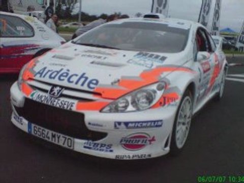 Rétro Rallye CUOQ 307 WRC Saison 2007