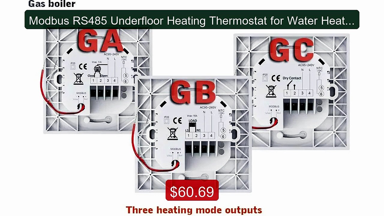 Modbus RS485 Underfloor Heating Thermostat for Water Heating/E... -- Best Buy 2026 | Great Quality!