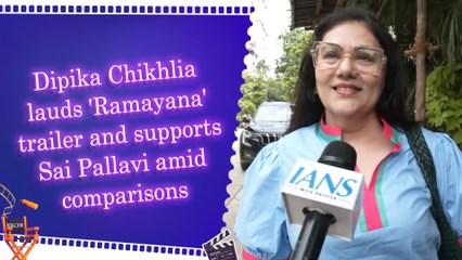 Dipika Chikhlia lauds 'Ramayana' trailer and supports Sai Pallavi amid comparisons