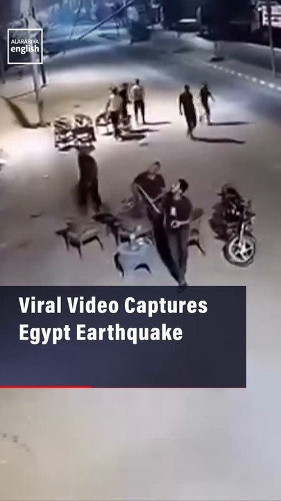 Viral Video Captures Egypt Earthquake