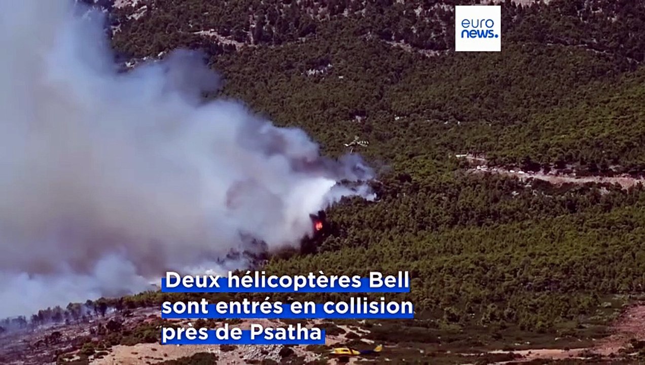 En Grèce, une lutte contre les incendies "extrêmement difficile" et deux