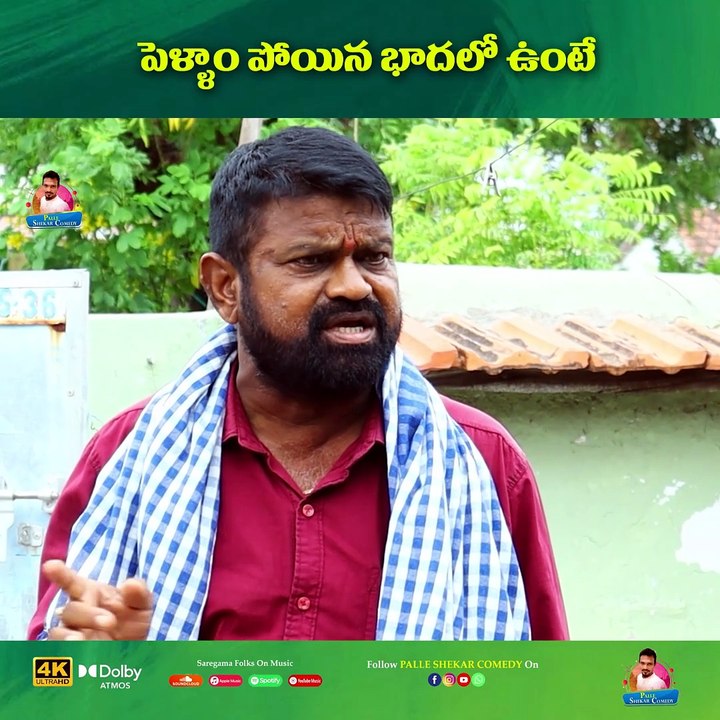 పెళ్ళాం పోయిన బాధలో ఉంటే Part - 4 | Beautiful wife | Telugu Comedy Short Film | Webseries | Palle Shekar Comedy