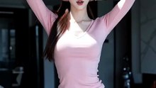 Beautiful Girl in Pink Lounge Set Dancing to Relaxing Music | Click to Visit Our Website for More Videos