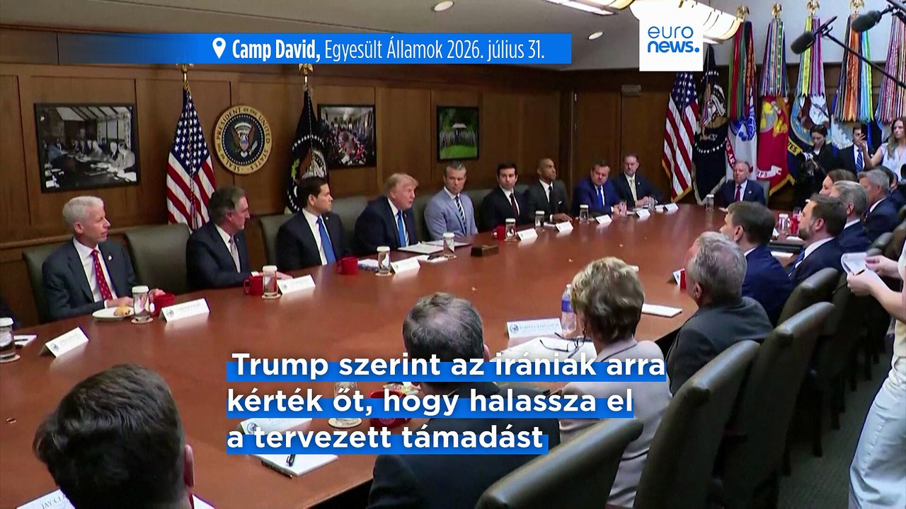 Trump új iráni tárgyalásokat jelentett be a lefújt támadás után