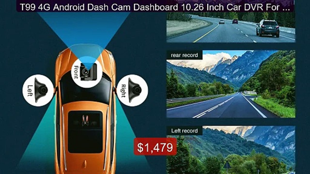 T99 4G Android Dash Cam Dashboard 10.26 Inch Car DVR For Au... -- Top Pick 2026 | Unbeatable Price!