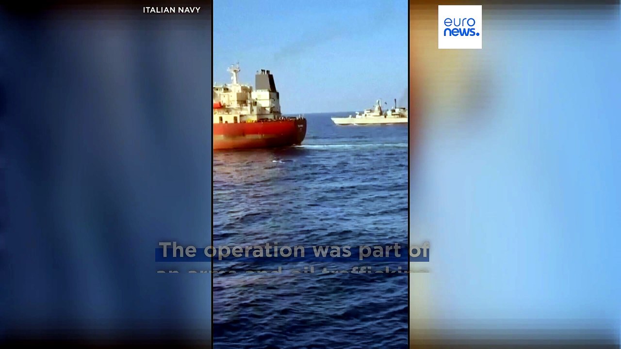 Italian Navy boards tanker from Russian shadow fleet