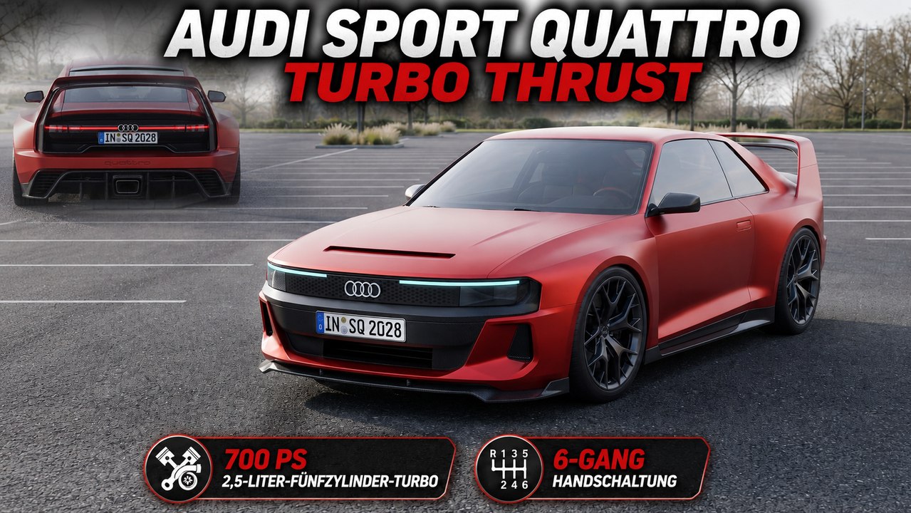 Audi Sport Quattro Turbo Thrust: So könnte die Rallye-Ikone zurückkehren