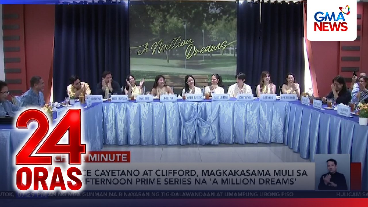 Caprice Cayetano at Clifford, magkakasama muli sa GMA afternoon prime series na 'A Million Dreams' | 24 Oras