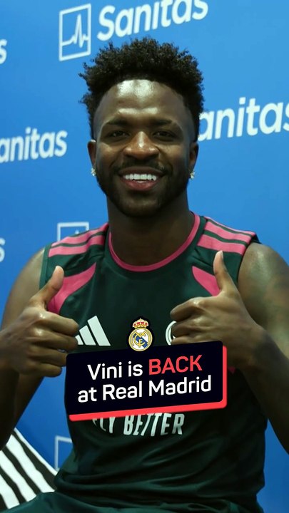 Vinicius trains despite Arsenal rumours