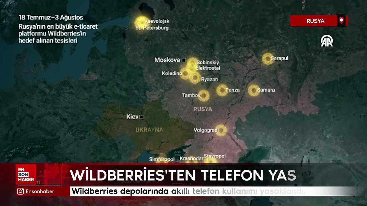 İHA saldırıları sonrası Wildberries'ten telefon yasağı