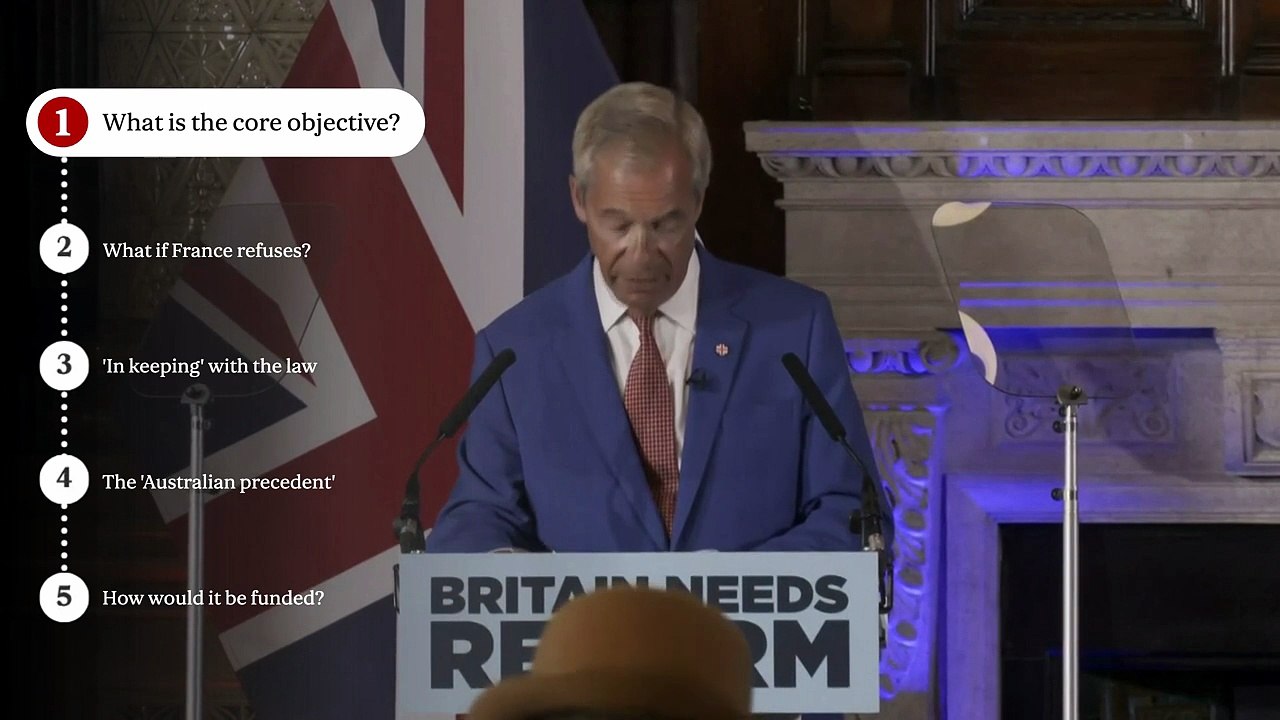 Five key points from Reform's bold new 'Operation Fortress' to stop small boat crossings