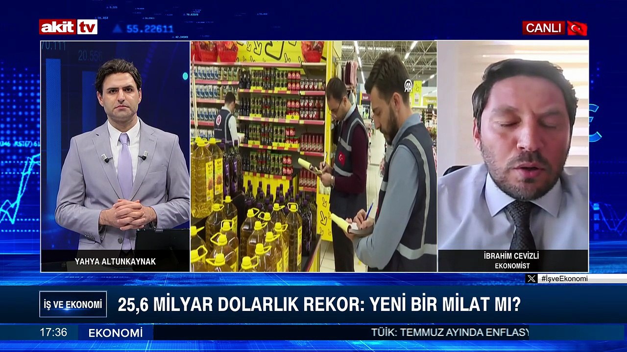 İş ve Ekonomi - Yahya Altunkaynak, İbrahim Cevizli - Dezenflasyon Başladı Mı? - 3.08.2026