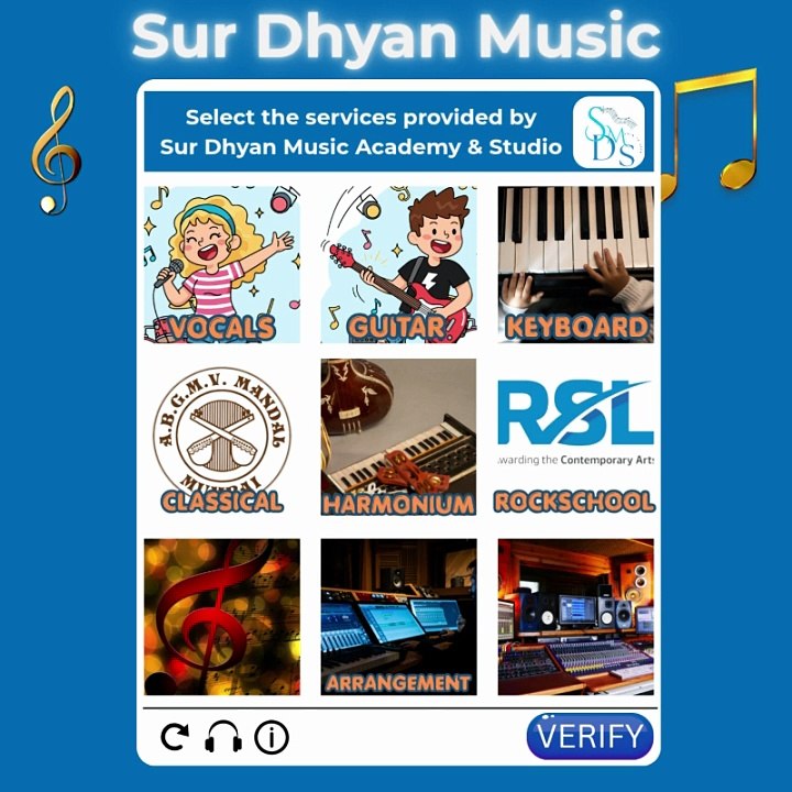 Sur Dhyan Music Academy & Studio - Keyboard  |  Guitar  |  Vocals  | Composition