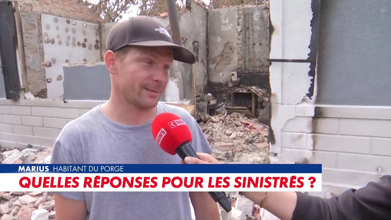 Marius, habitant du Porge : «C'est un petit coin de paradis qui s'est transformé en enfer»