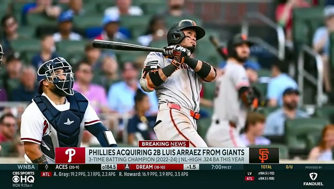 Phillies acquiring Luis Arraez from Giants MLB Trade Deadline
