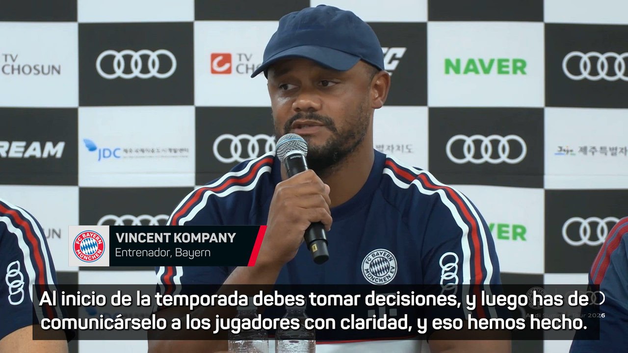 Kompany sentencia a Bryan Zaragoza: "Se lo hemos comunicado"