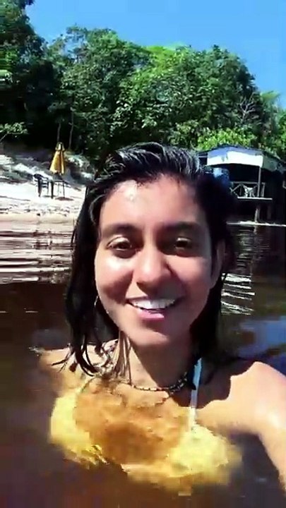 Swimming in the Amazon River! 🌊