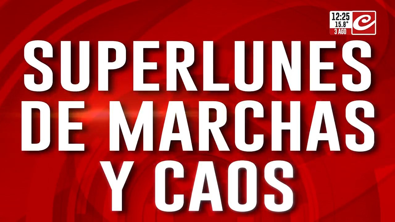 Superlunes de marchas y caos: el gobierno amenaza con sanciones a los docentes