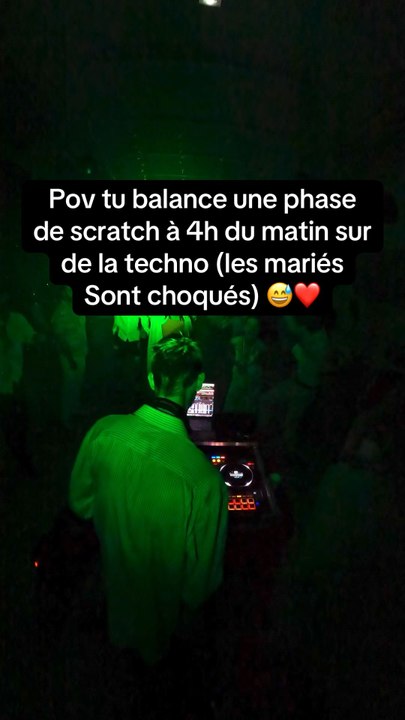 Scratcher sur de la techno en mariage ? 👀#dj#mariage#techno#michi#weeding