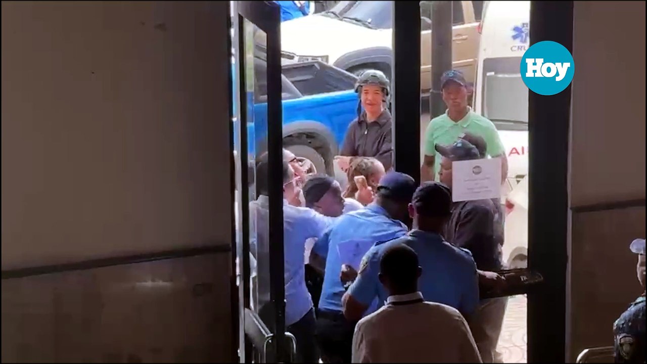 Momento de tensión en Palacio de Justicia: captan en video fuerte enfrentamiento antes de un juicio