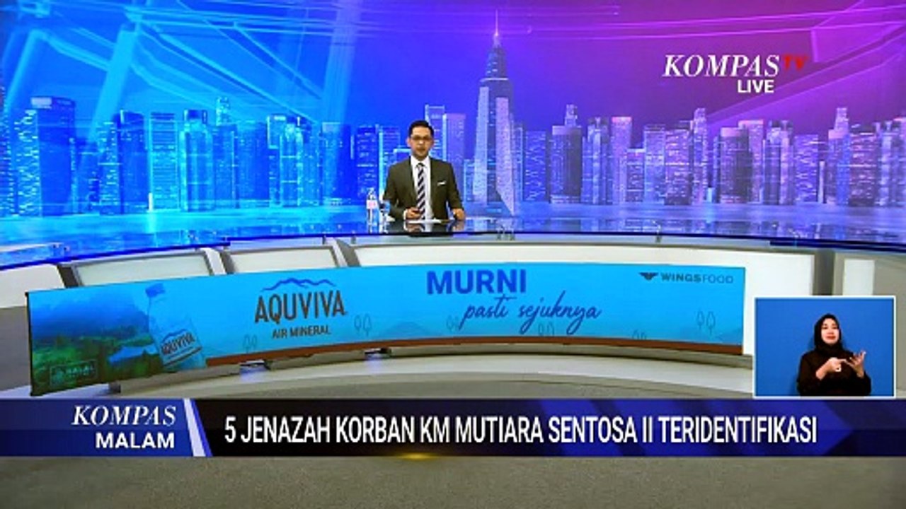 Lima Korban KM Mutiara Sentosa Dua Teridentifikasi, DVI Polda Jatim Serahkan Jenazah | KOMPAS MALAM