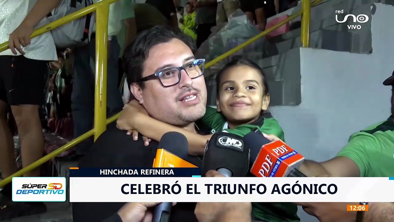 CELEBRÓ EL TRIUNFO AGÓNICO