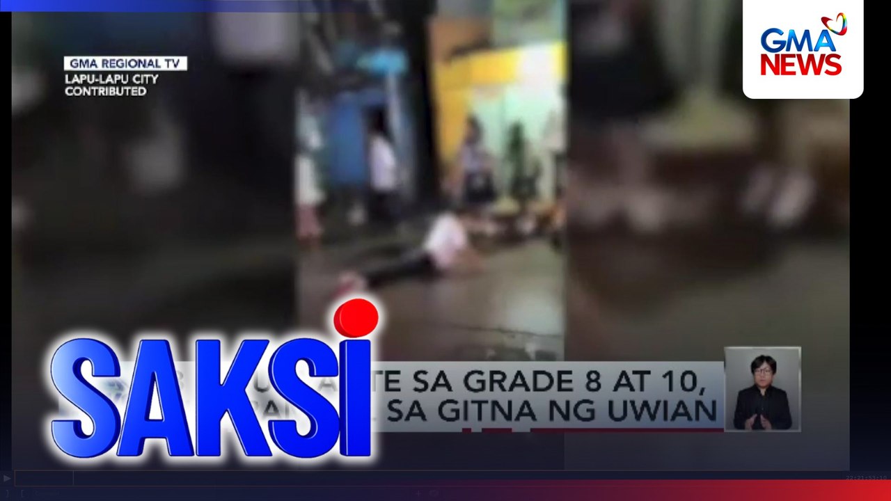 8 estudyante sa Grade 8 at 10, nagrambol sa gitna ng uwian | Saksi