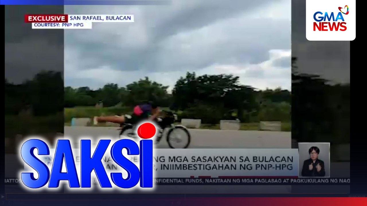Ilegal na karera ng mga sasakyan sa Bulacan at Agusan del Sur, iniimbestigahan ng PNP-HPG | Saksi