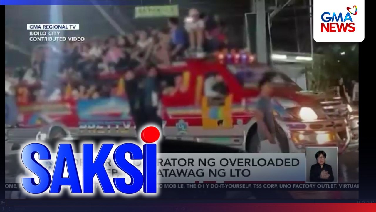 Driver at operator ng overloaded na jeep, pinatatawag ng LTO | Saksi