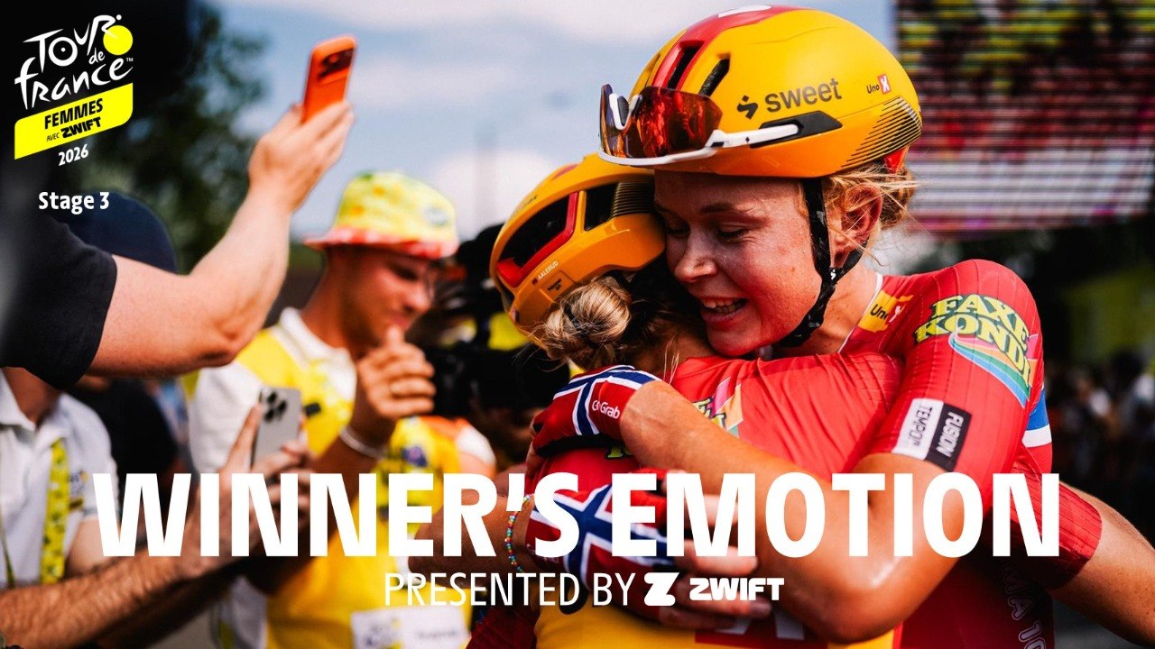 Tour de France Femmes avec Zwift 2026 - Stage 3 Winner's emotion