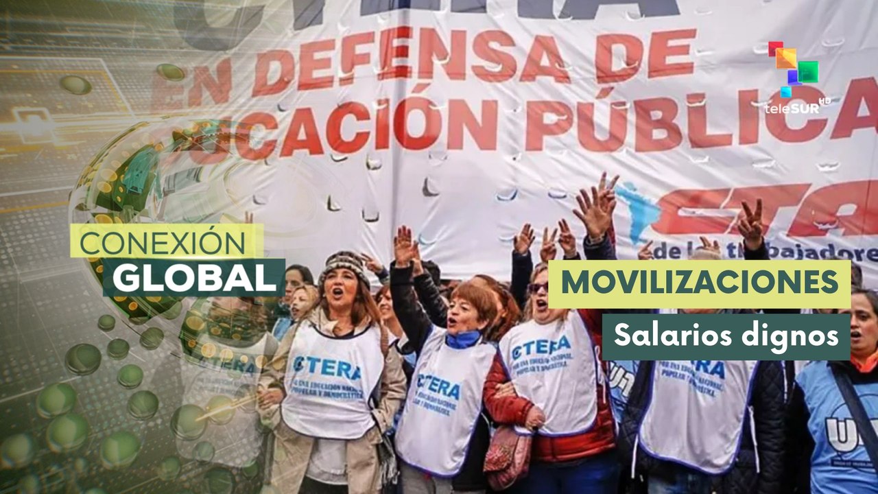 Sindicatos docentes se movilizan en Buenos Aires