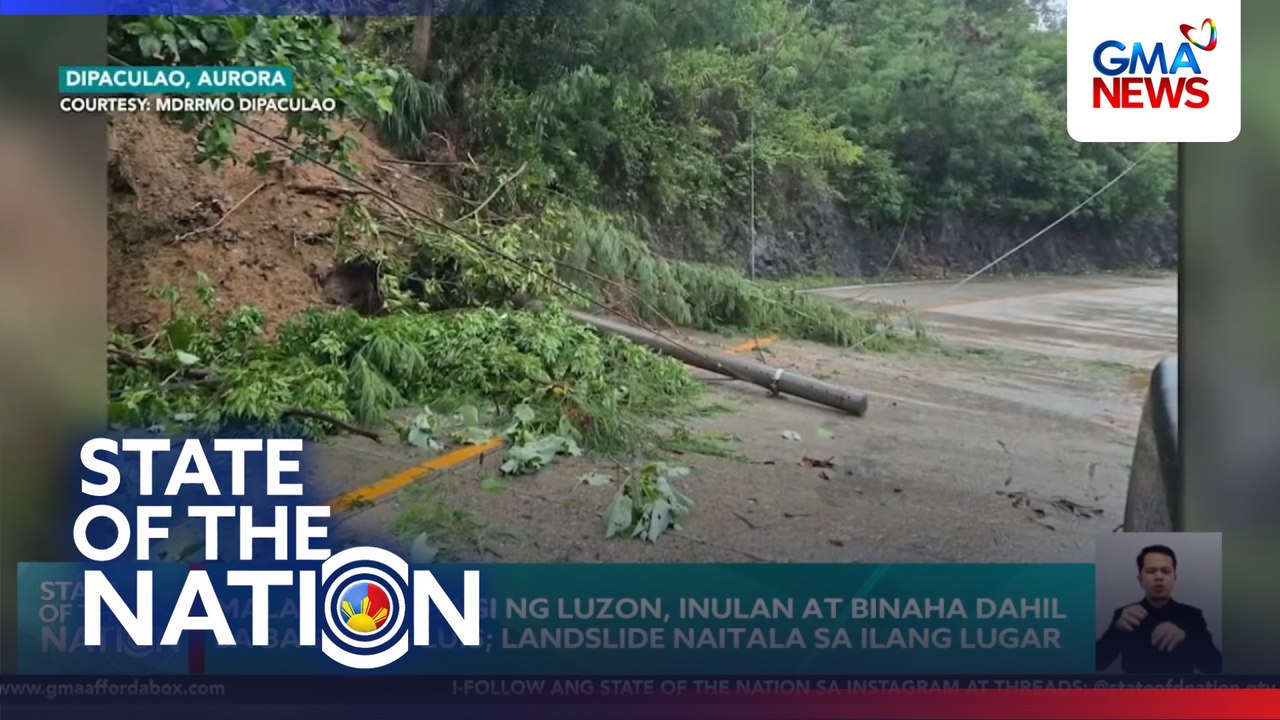 Malaking bahagi ng Luzon, inulan at binaha dahil sa Bagyong Luis | SONA