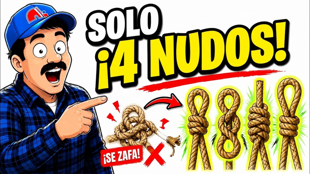 Los únicos 4 nudos que necesitas y por qué el t...
