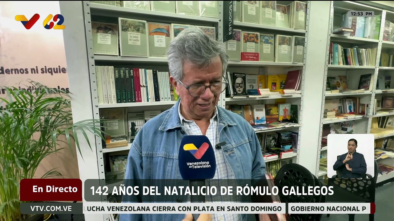 Lectores e historiadores realizan conversatorio para analizar las obras de Rómulo Gallegos