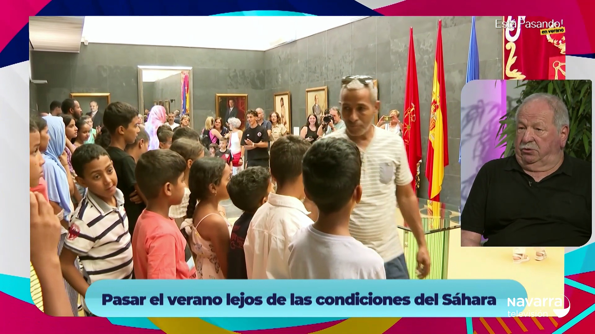 Así disfrutan del verano los 101 niños saharauis que han venido a Navarra
