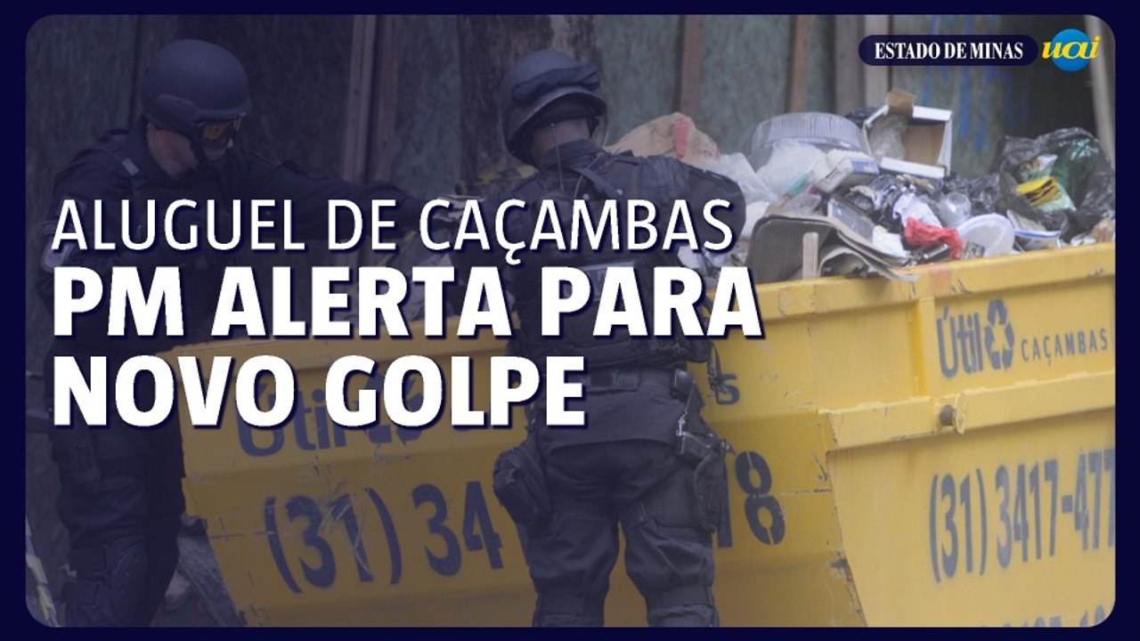 Polícia Militar alerta para novo golpe envolvendo caçambas