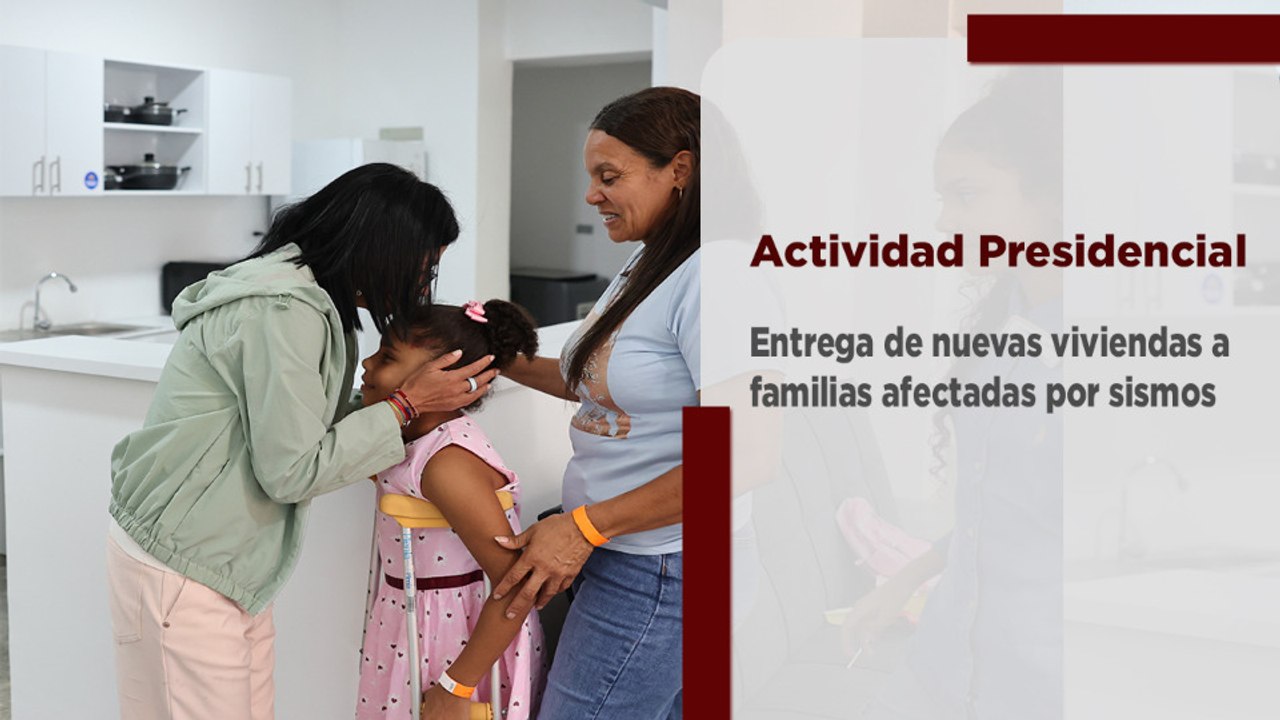 Presidenta Delcy Rodríguez entrega nuevas viviendas a familias afectadas por los terremotos