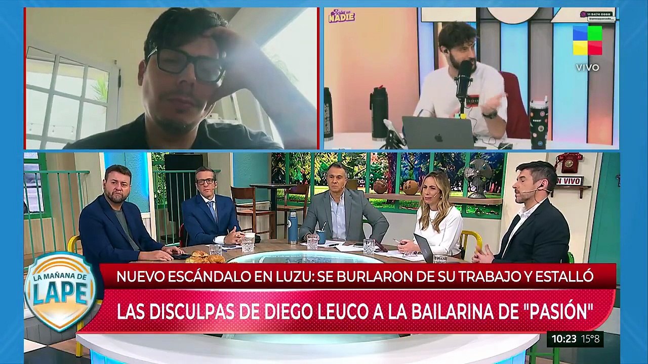 ¡Arrepentido! Diego Leuco le pidió disculpas a la bailarina de Pasión de Sábado: "No conocíamos el contexto"