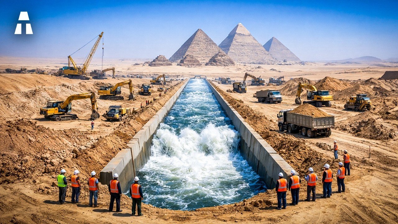 9 MILLIARDS DE DOLLARS ! Le Chantier Secret de l'Égypte qui Choque le Monde