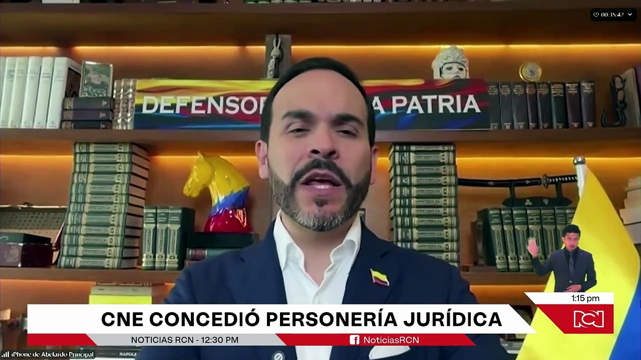 CNE otorga personería jurídica al movimiento de Abelardo de la Espriella, Defensores de la Patria