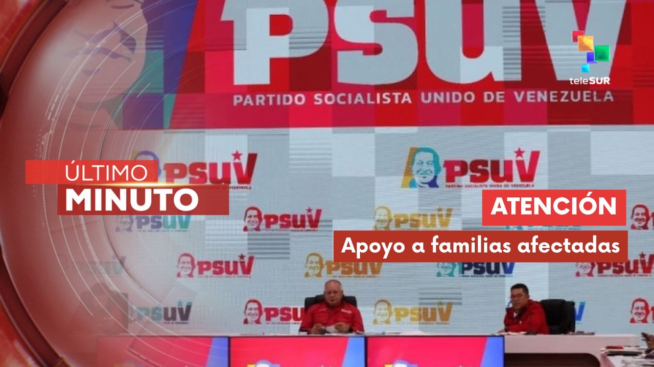 PSUV continúa desplegando apoyo a las familias afectadas por los sismos