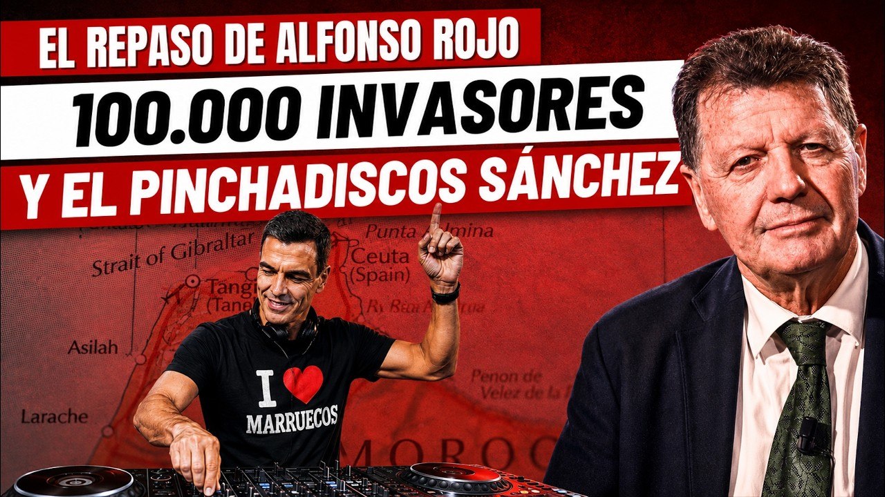 Alfonso Rojo: “100.000 invasores, 100 ahogados, caos en Ceuta y un pinchadiscos llamado Sánchez”