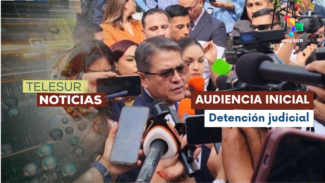 Audiencia inicial contra el expresidente Juan Orlando Hernández