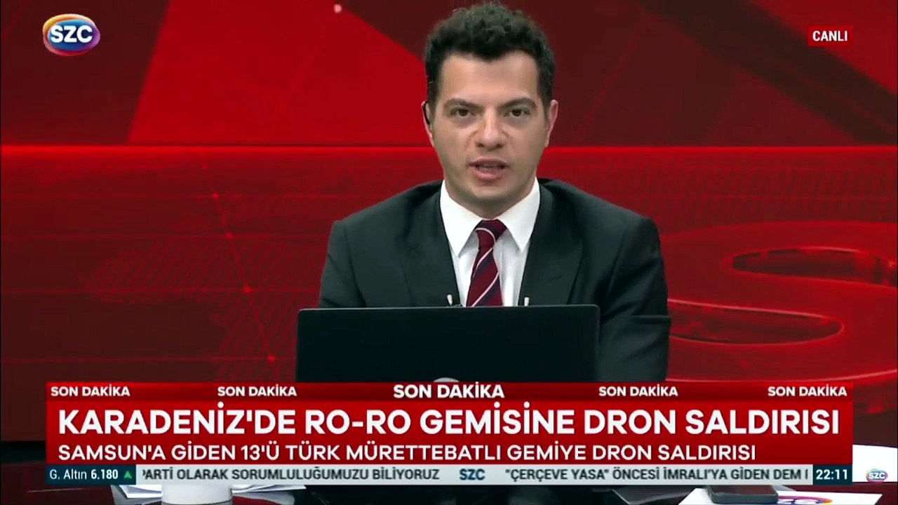 Karadeniz'de bir gemiye dron saldırısı!