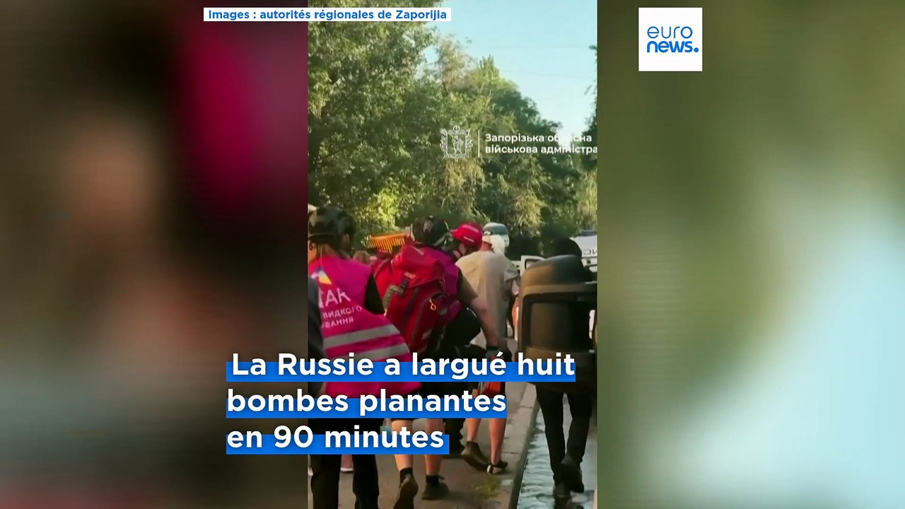 Ukraine : des bombes planantes russes frappent Zaporijjia, un mort et des dizaines de blessés